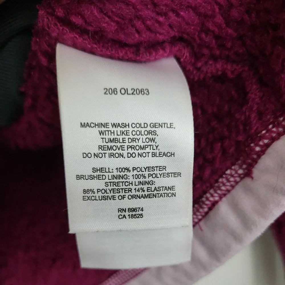 Womens Mountain Hardwear Teddy Purple Pullover Size Medium - Picture 4 of 10